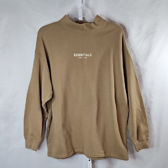 Essentials Fear Of God Mens Green Sweater Size Medium - Picture 2 of 6